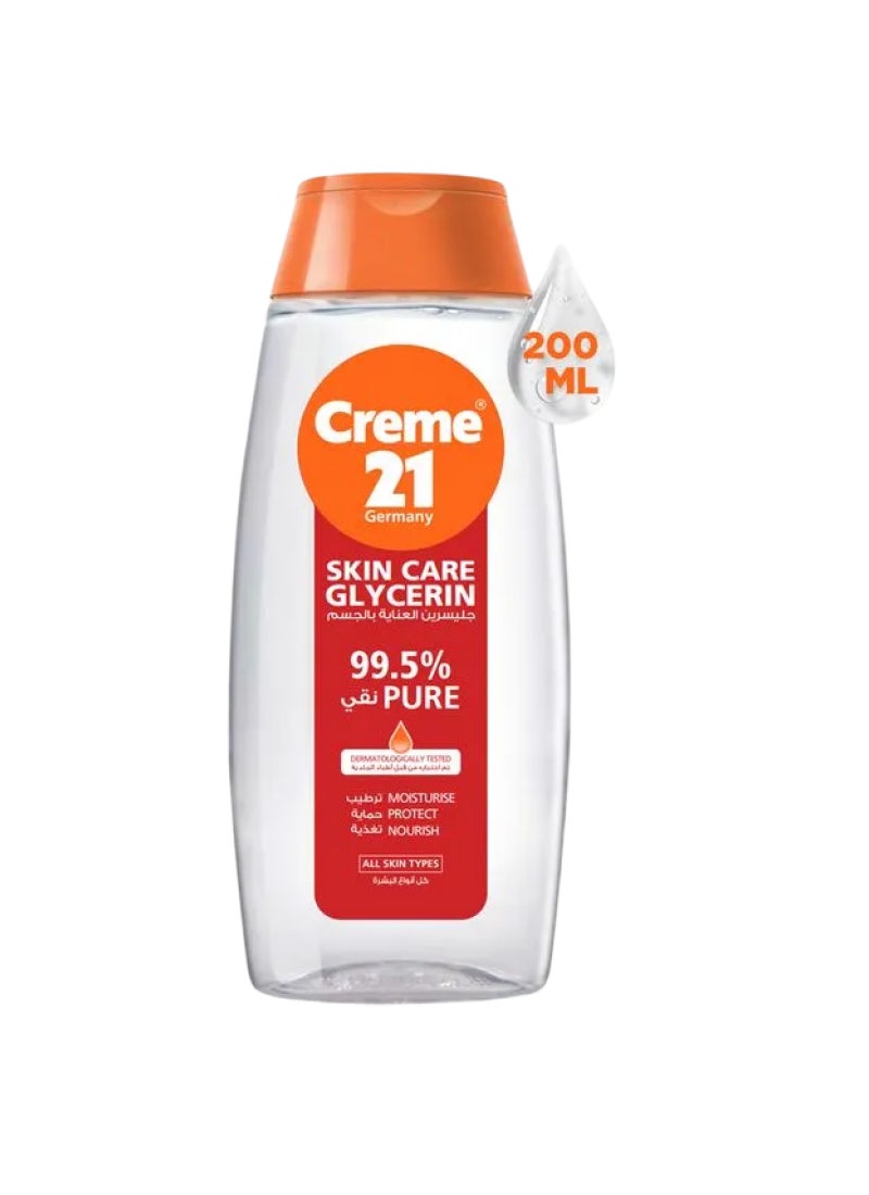 Creme 21 Pure Glycerin Body Oil 200ml - Image 1